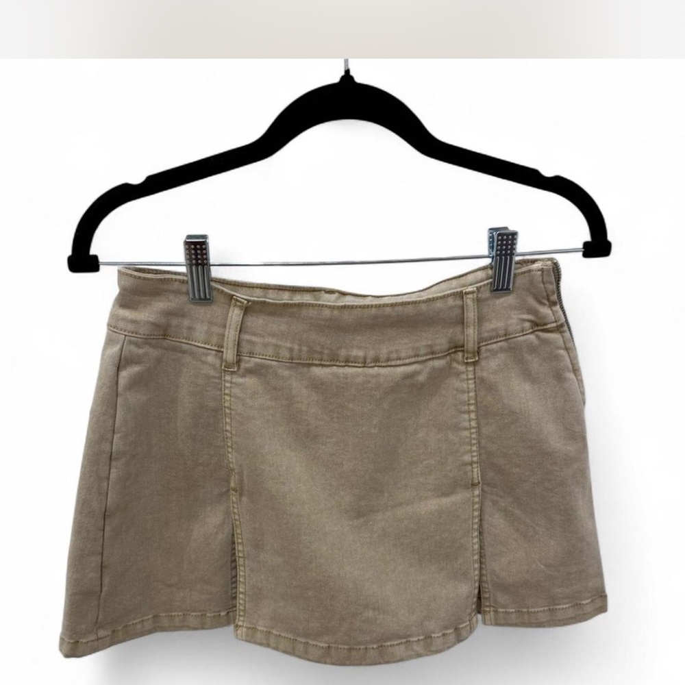 Love Tree Beige Denim Skirt